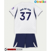 Otroške Nogometnih dresov Tottenham Hotspur Micky van de Ven #37 Domači 2026-27 Kratki rokavi (+ hlače)